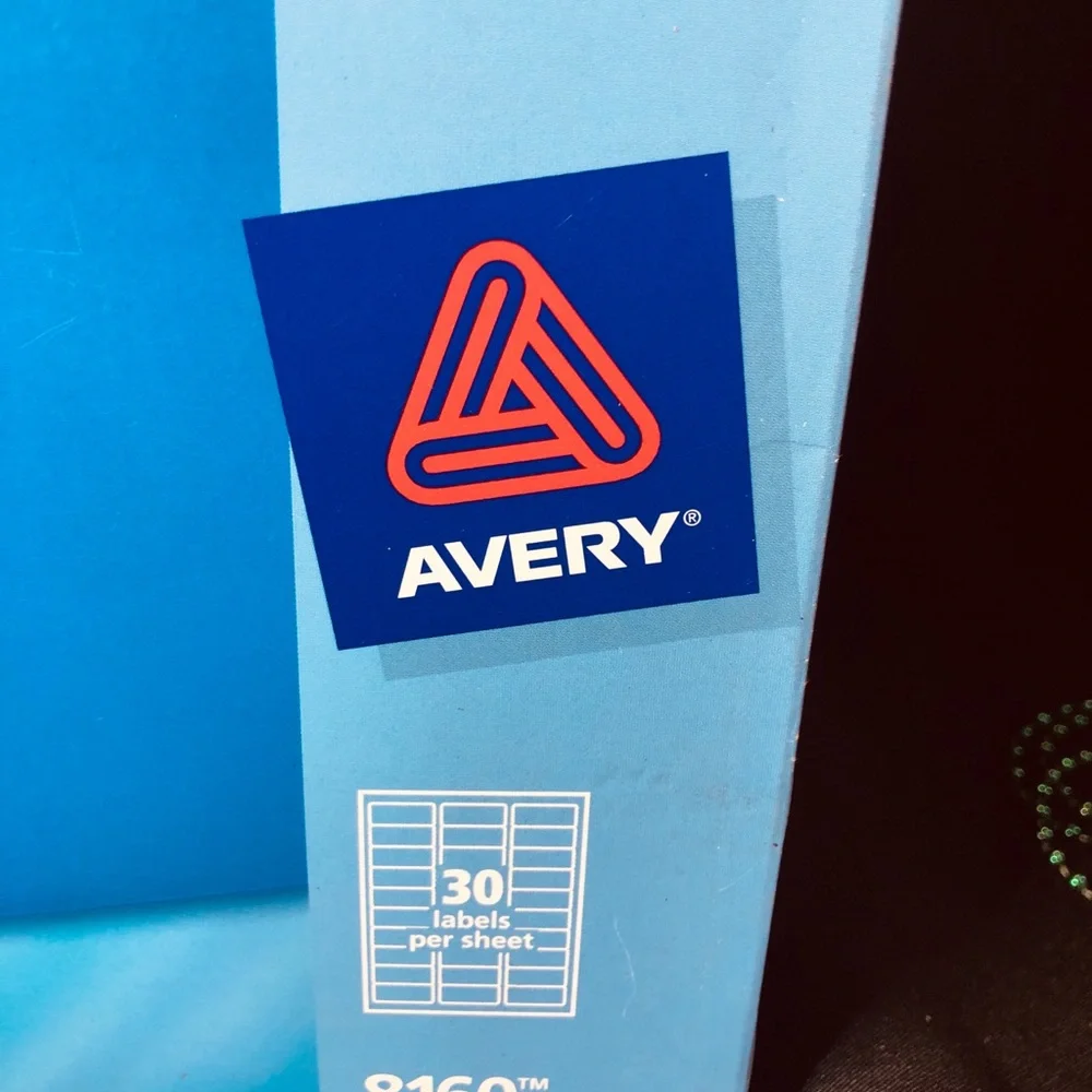 Avery Inkjet White Mailing Labels 8160